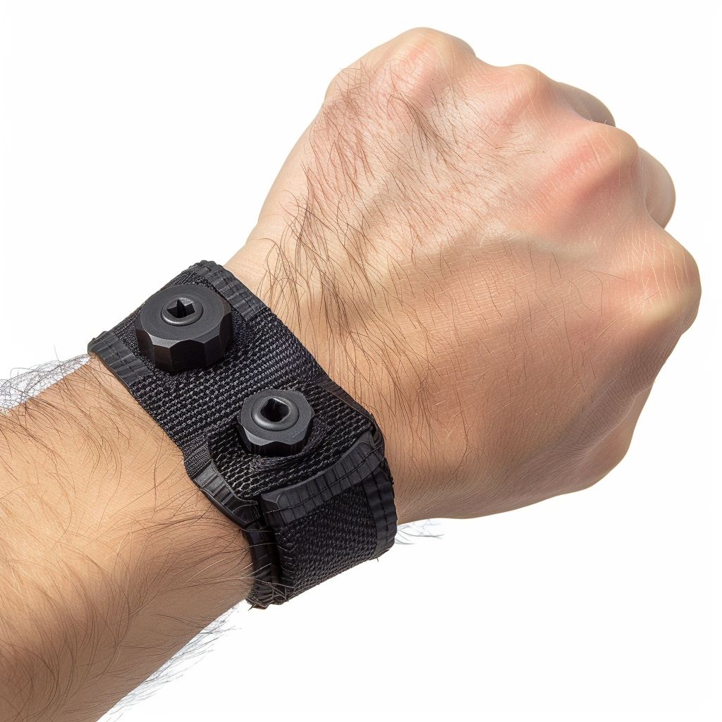 Magnetic Wristband for Holding Screws