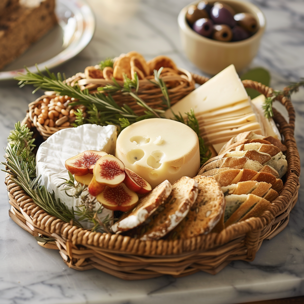 Artisanal Cheese Basket