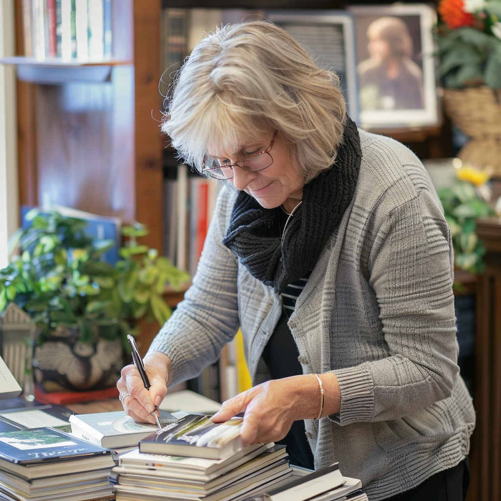 Signed Copies of Her Favorite Books